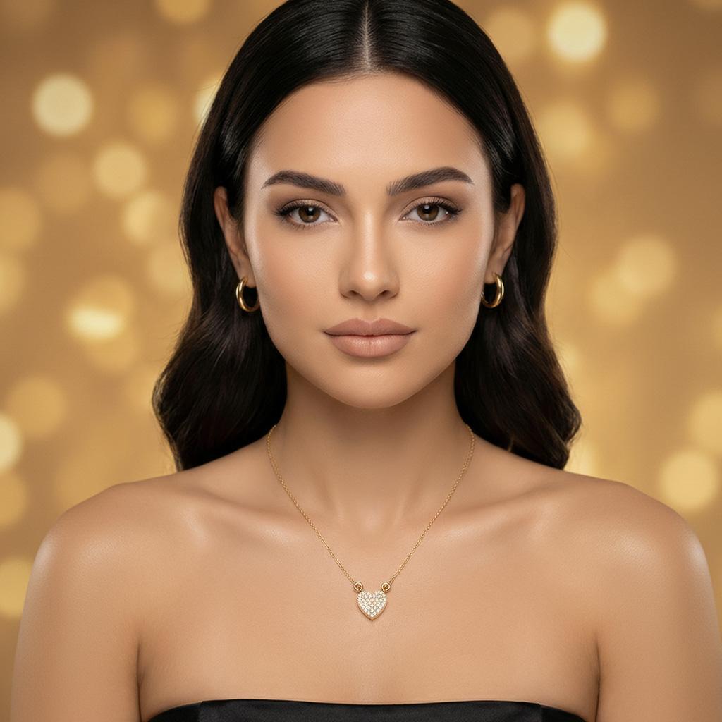 Sparkling Heart Pavé