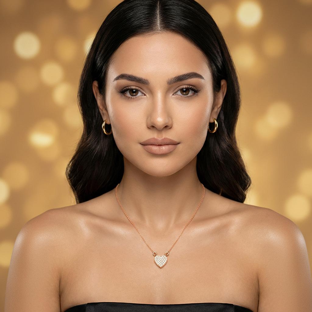 Sparkling Heart Pavé