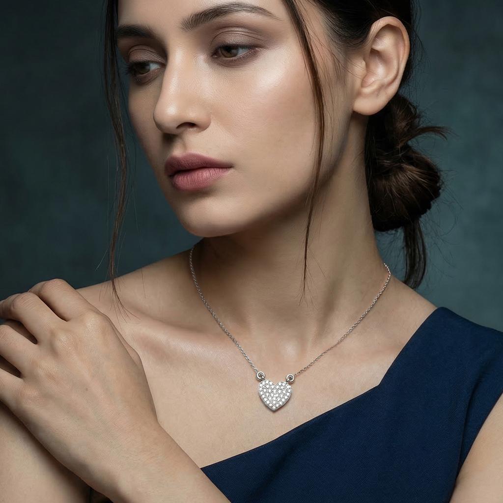 Sparkling Heart Pavé