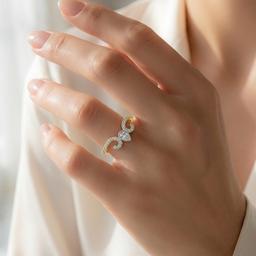 Tri-Pear Bloom Ring