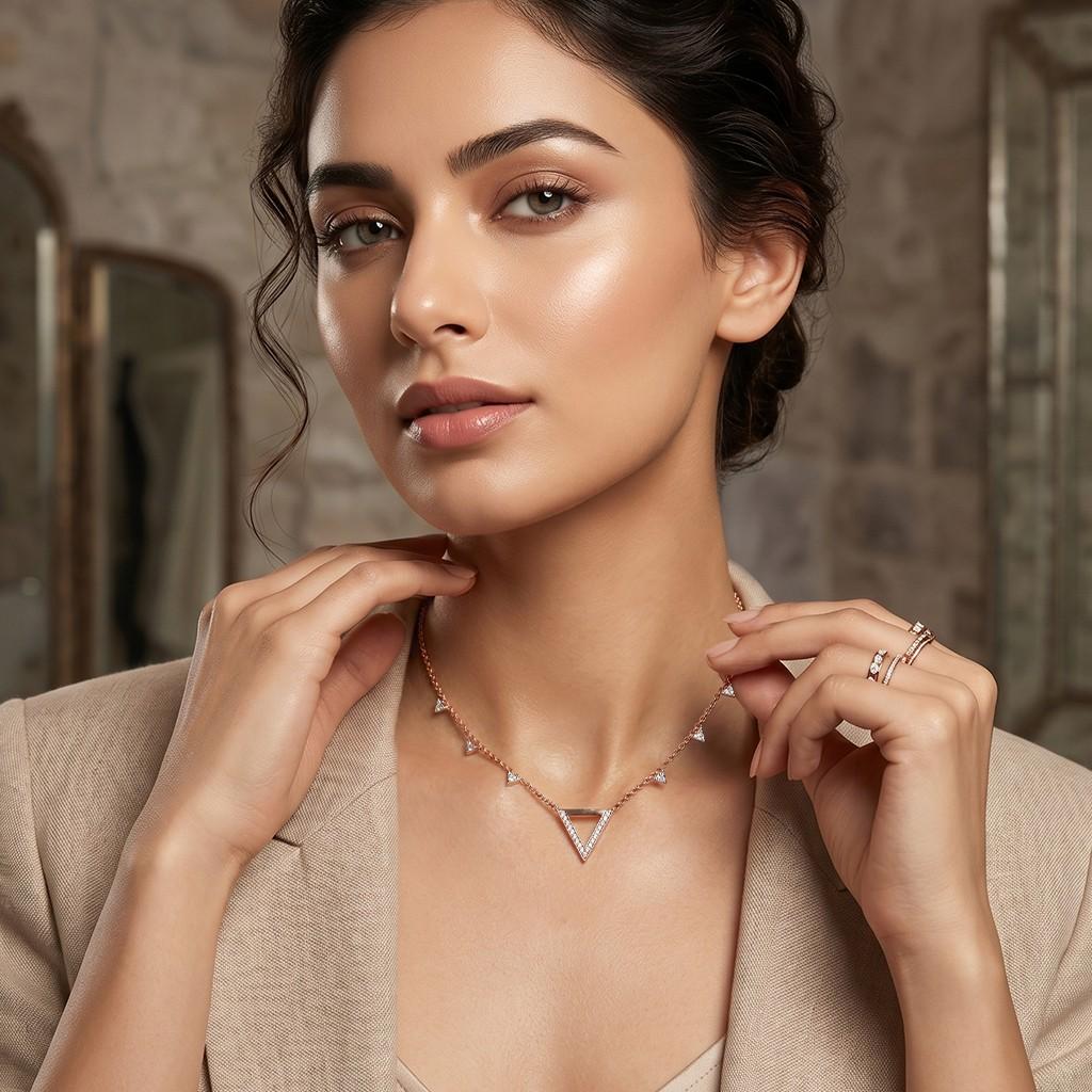 Victory Triangle Necklace