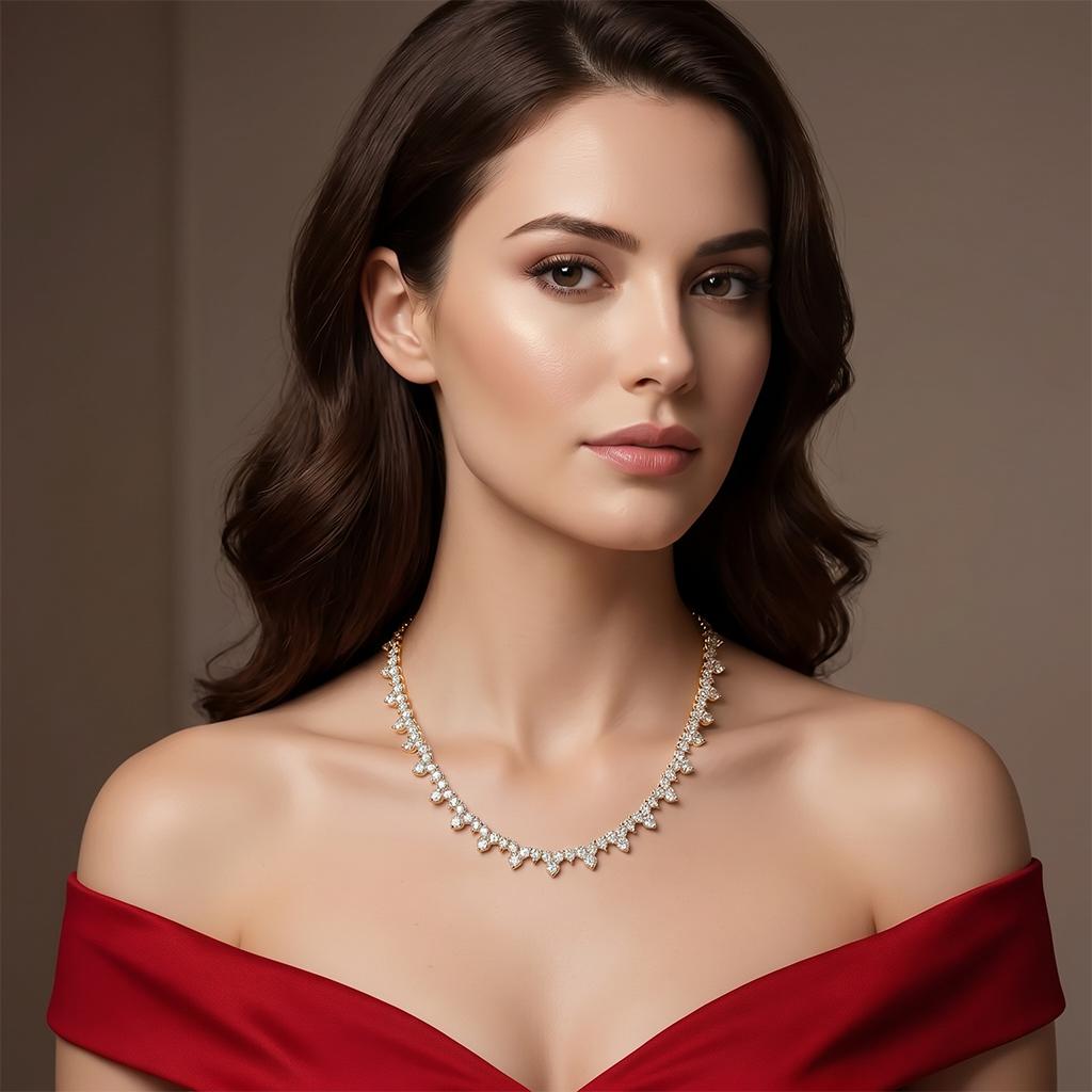 Cascading Petal Necklace