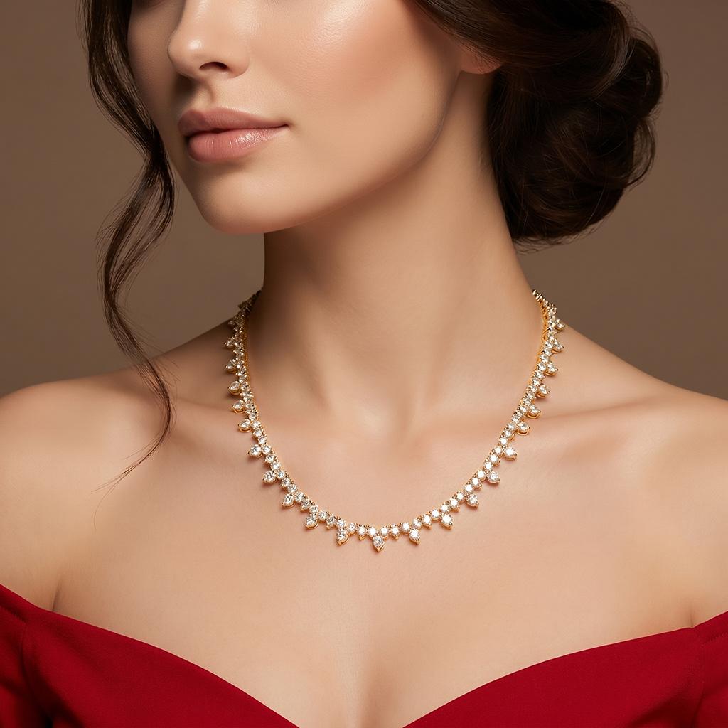 Cascading Petal Necklace