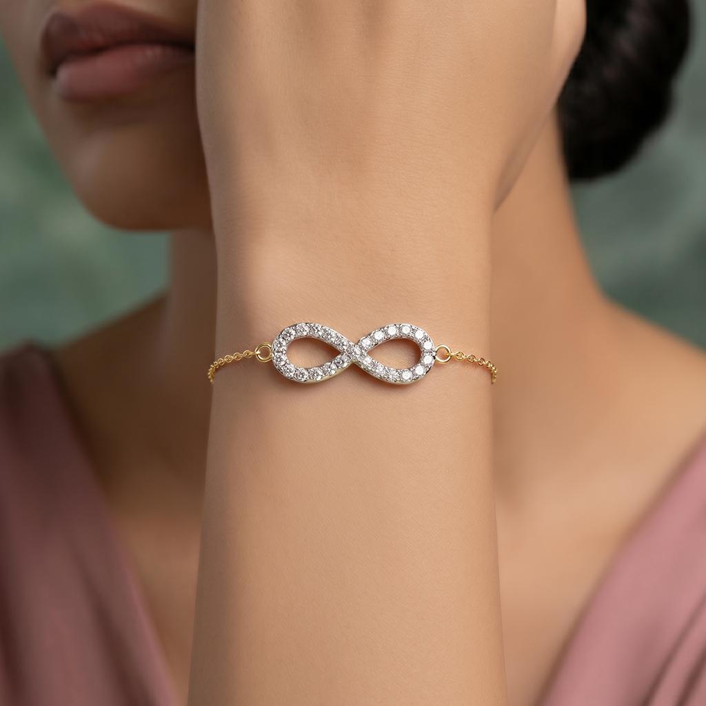 Eternity Infinity Diamond Bracelet