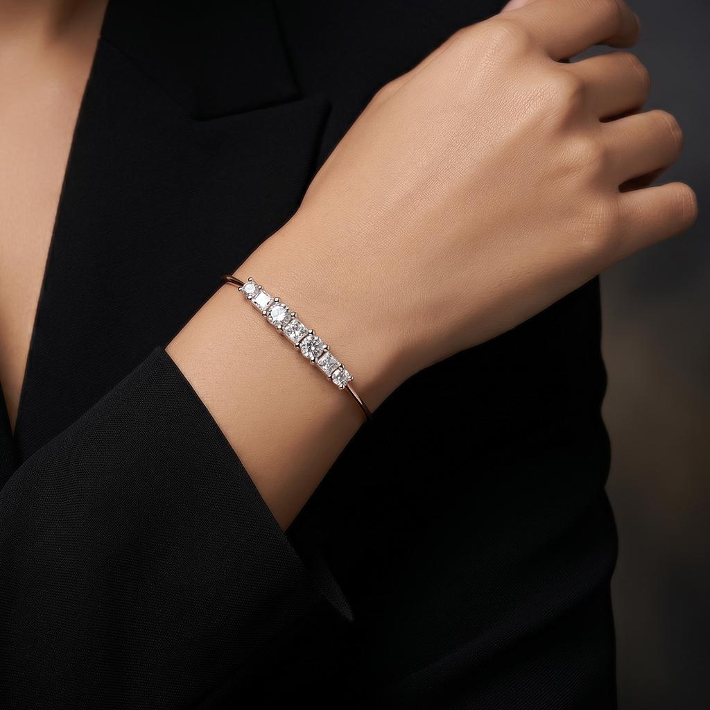 Swara Mixed Diamond Bracelet