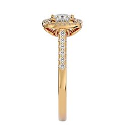 Ardha Cushion Halo Ring