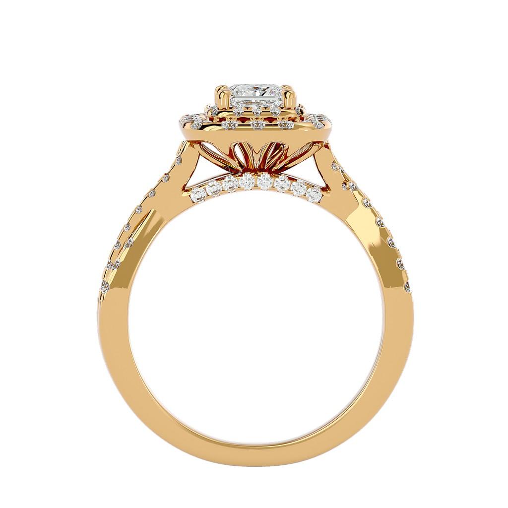 Ardha Halo Crown Ring