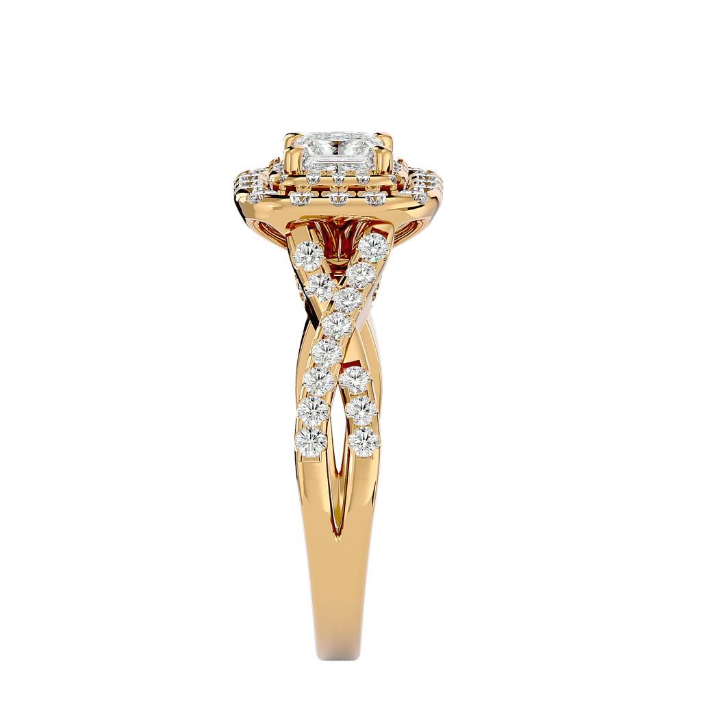 Ardha Halo Crown Ring