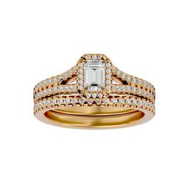 Auryn Emerald Bridal Ring