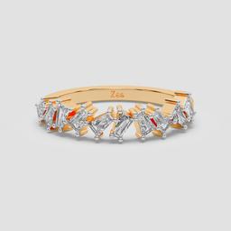 Baguette Cascade Ring