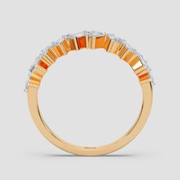 Baguette Cascade Ring