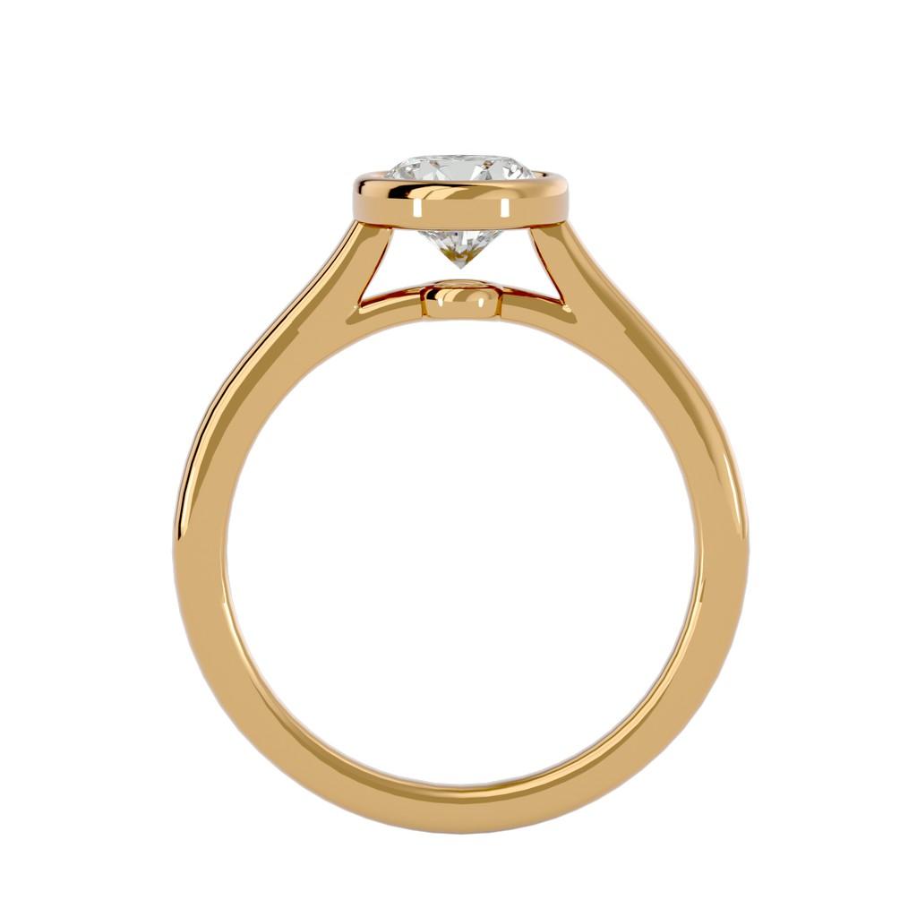 Bezel Solitaire Ring