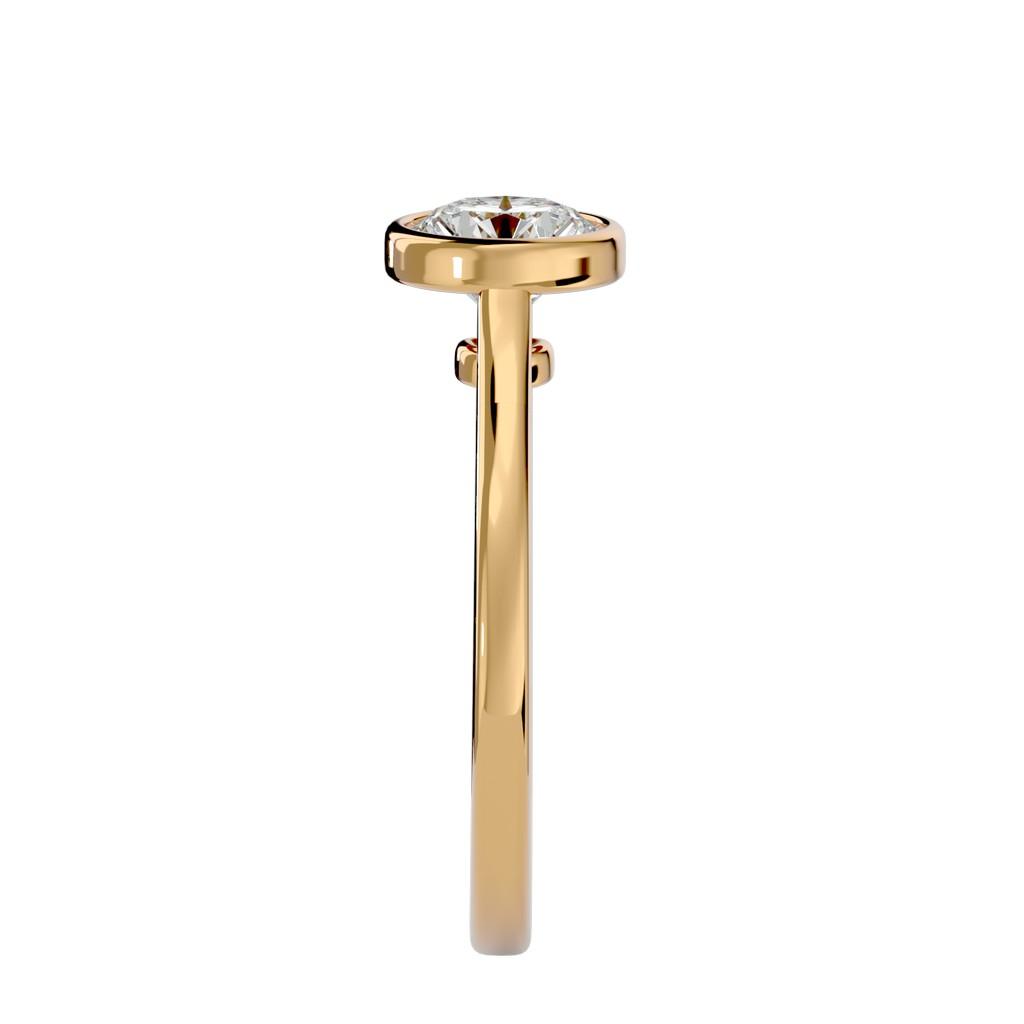 Bezel Solitaire Ring