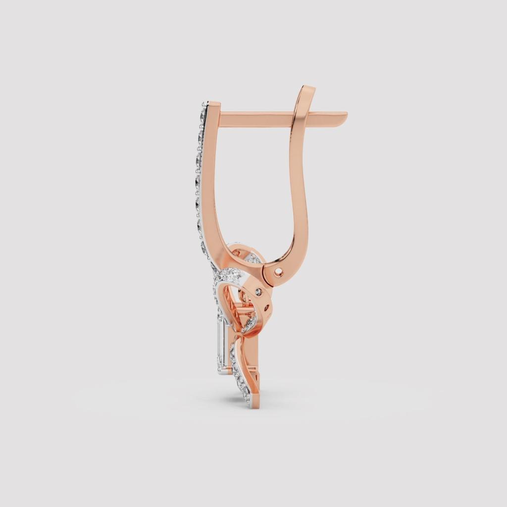 Bow Ribbon Drop Earrings