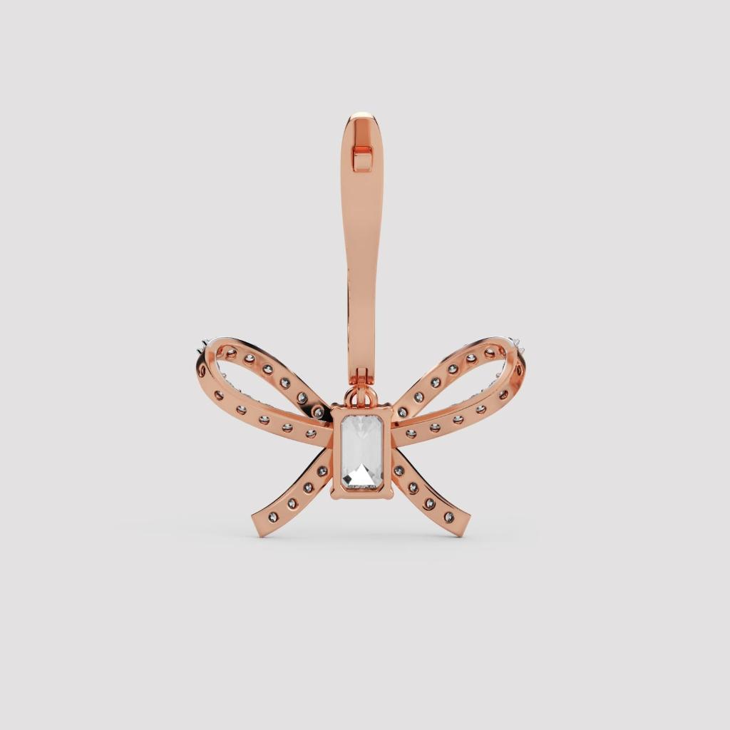 Bow Ribbon Drop Earrings