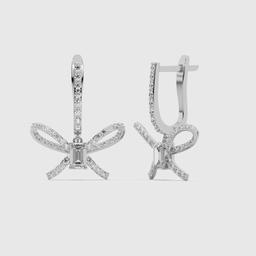 Bow Ribbon Drop Earrings