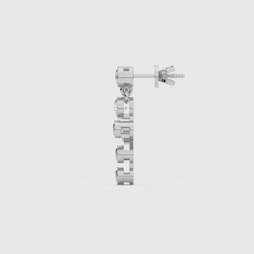 Bubble Cascade Drop Earrings