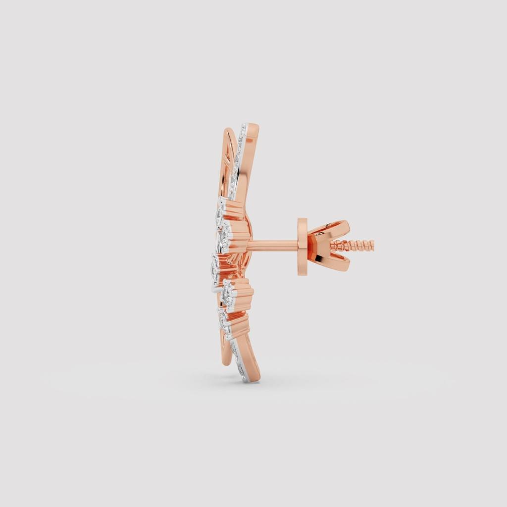 Butterfly Wing Stud Earrings