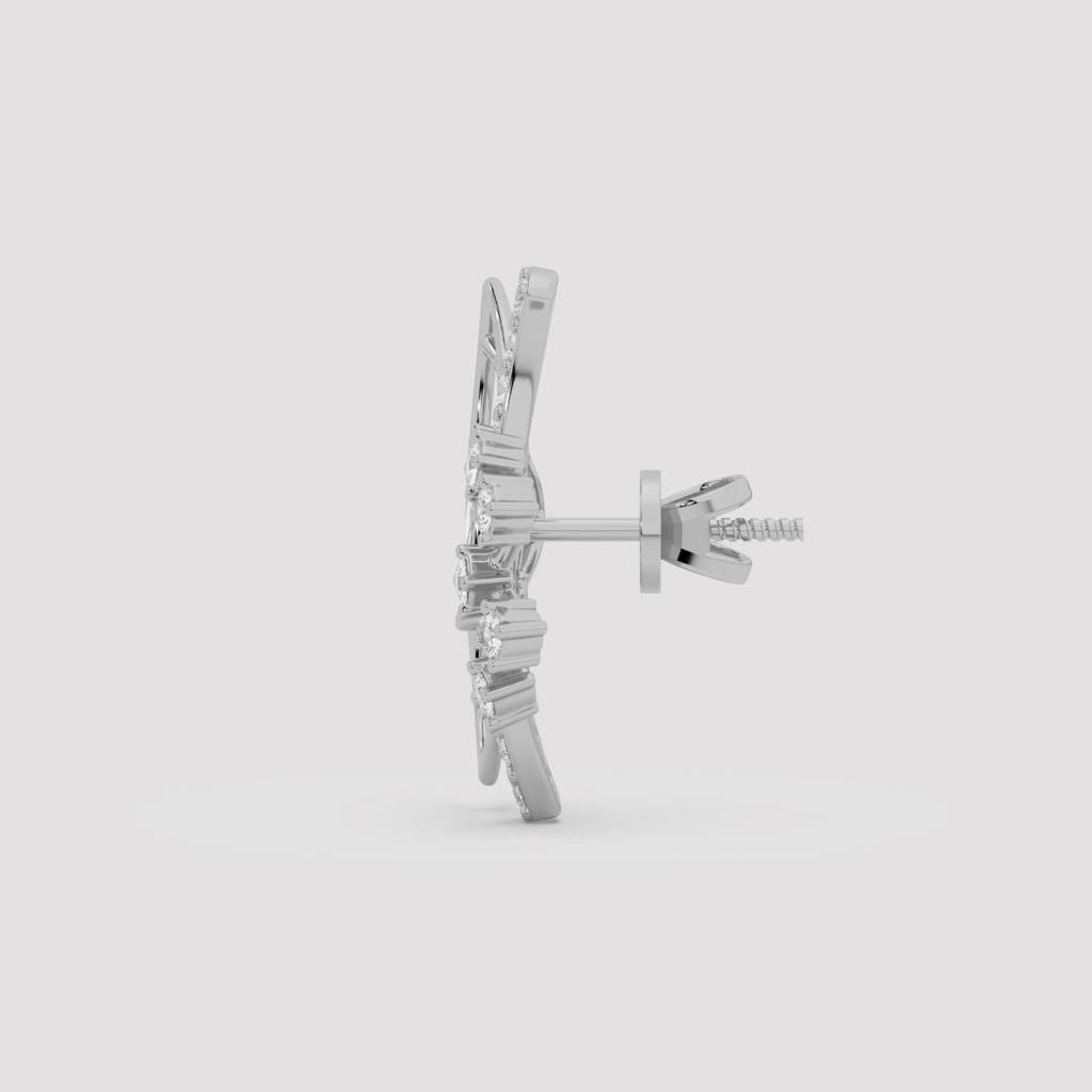 Butterfly Wing Stud Earrings