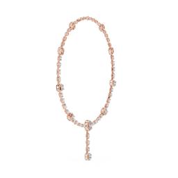 Cascade Emerald Lariat Necklace