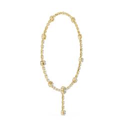 Cascade Emerald Lariat Necklace