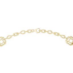 Cascade Emerald Lariat Necklace