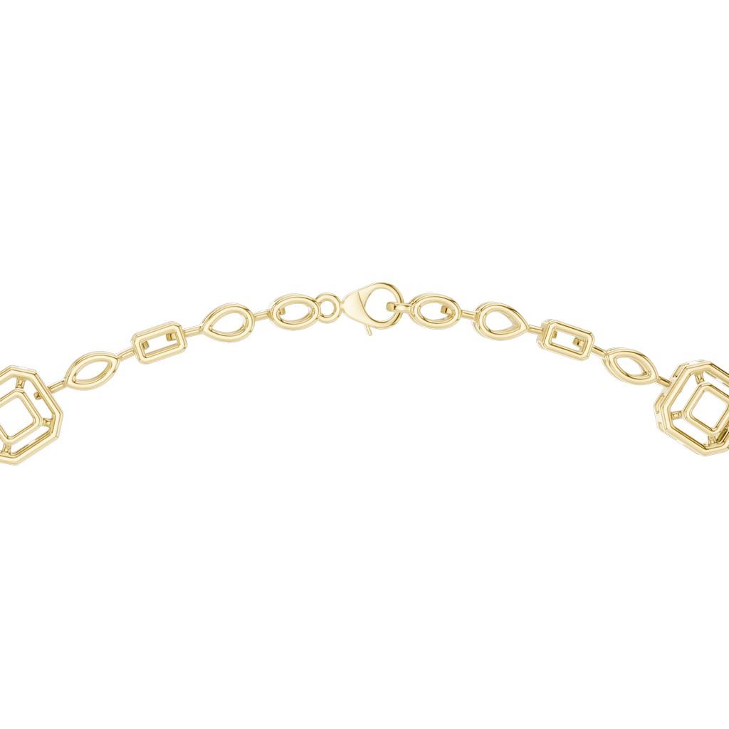 Cascade Emerald Lariat Necklace