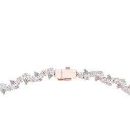 Cascade Pear Tennis Necklace