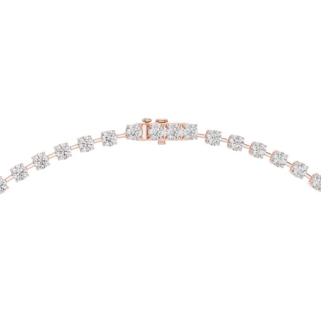 Cascade Round Tennis Necklace