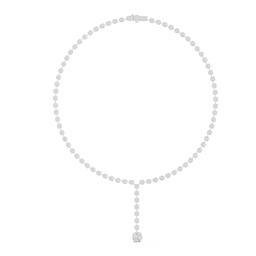 Cascade Round Tennis Necklace