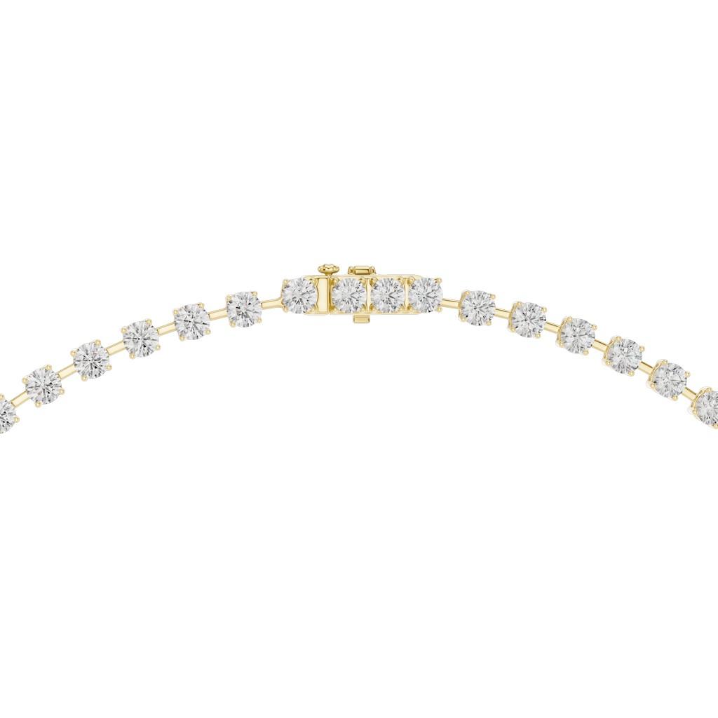 Cascade Round Tennis Necklace