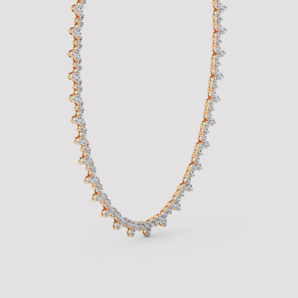 Cascading Petal Necklace