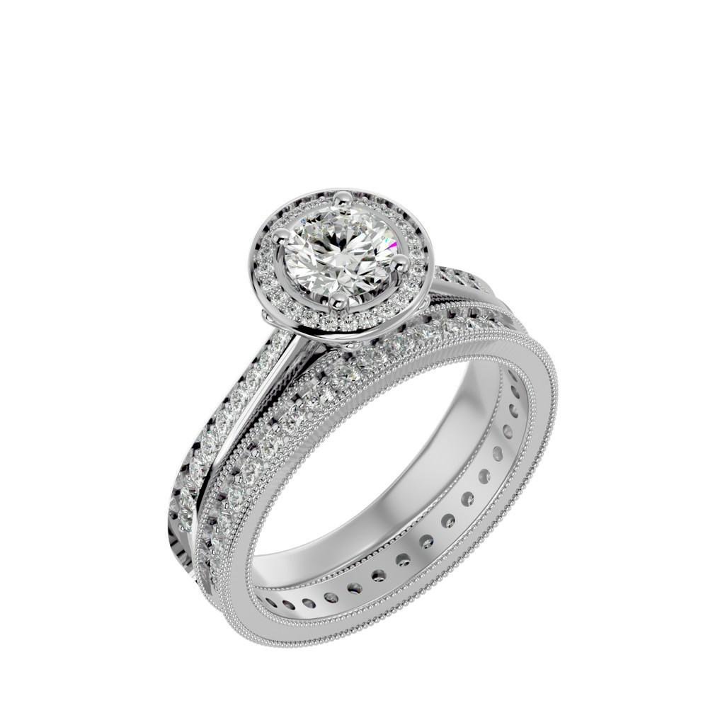 Celestia Halo Bridal Ring