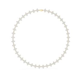 Celestial Clover Cluster Necklace