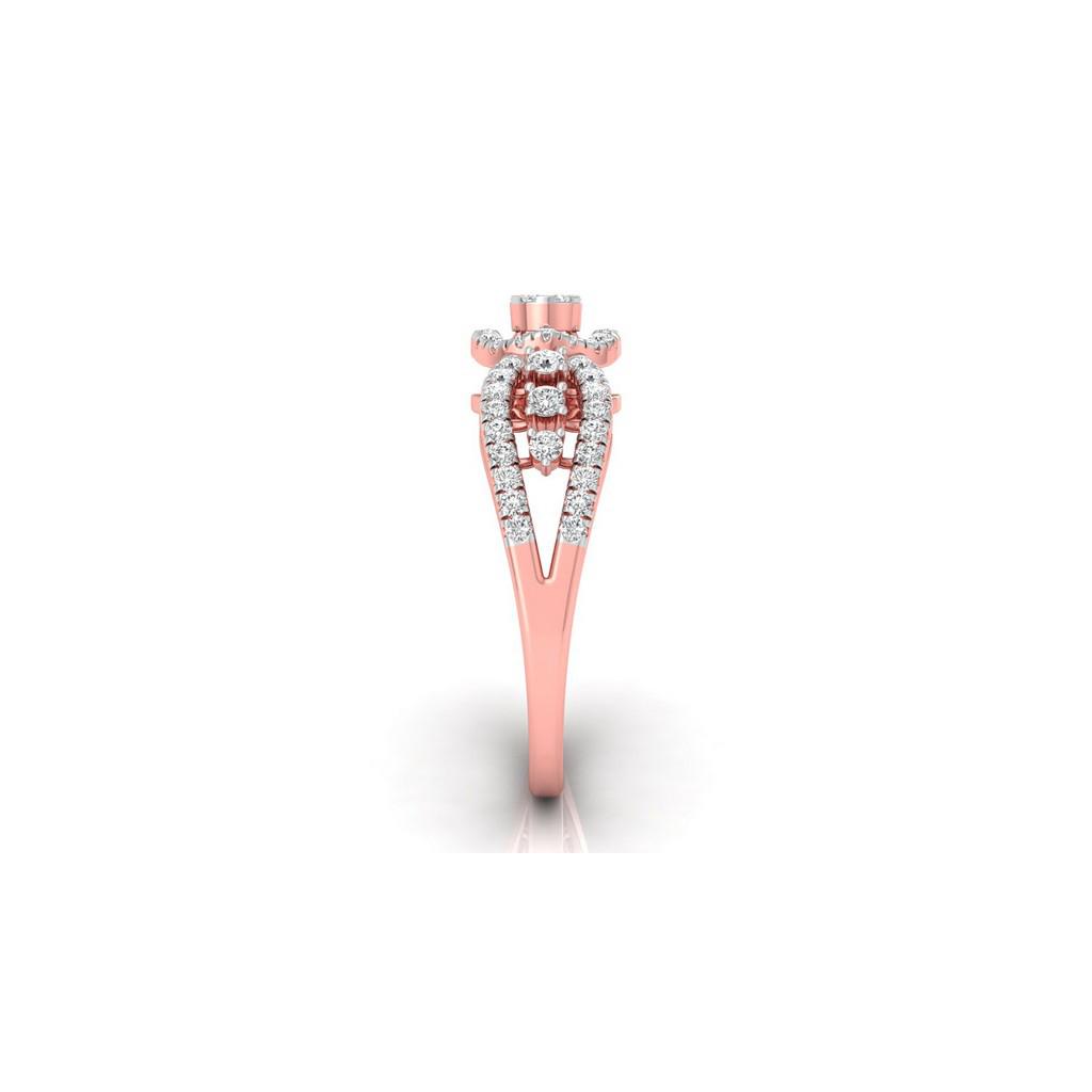 Celestial Dual Halo Ring