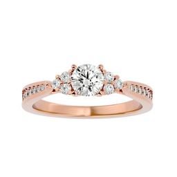Celestine Halo Ring