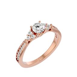 Celestine Halo Ring
