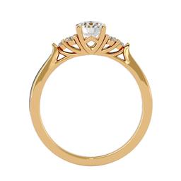 Celestine Halo Ring