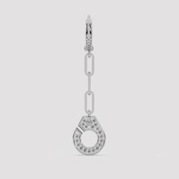 Chain Drop Huggie Earrings