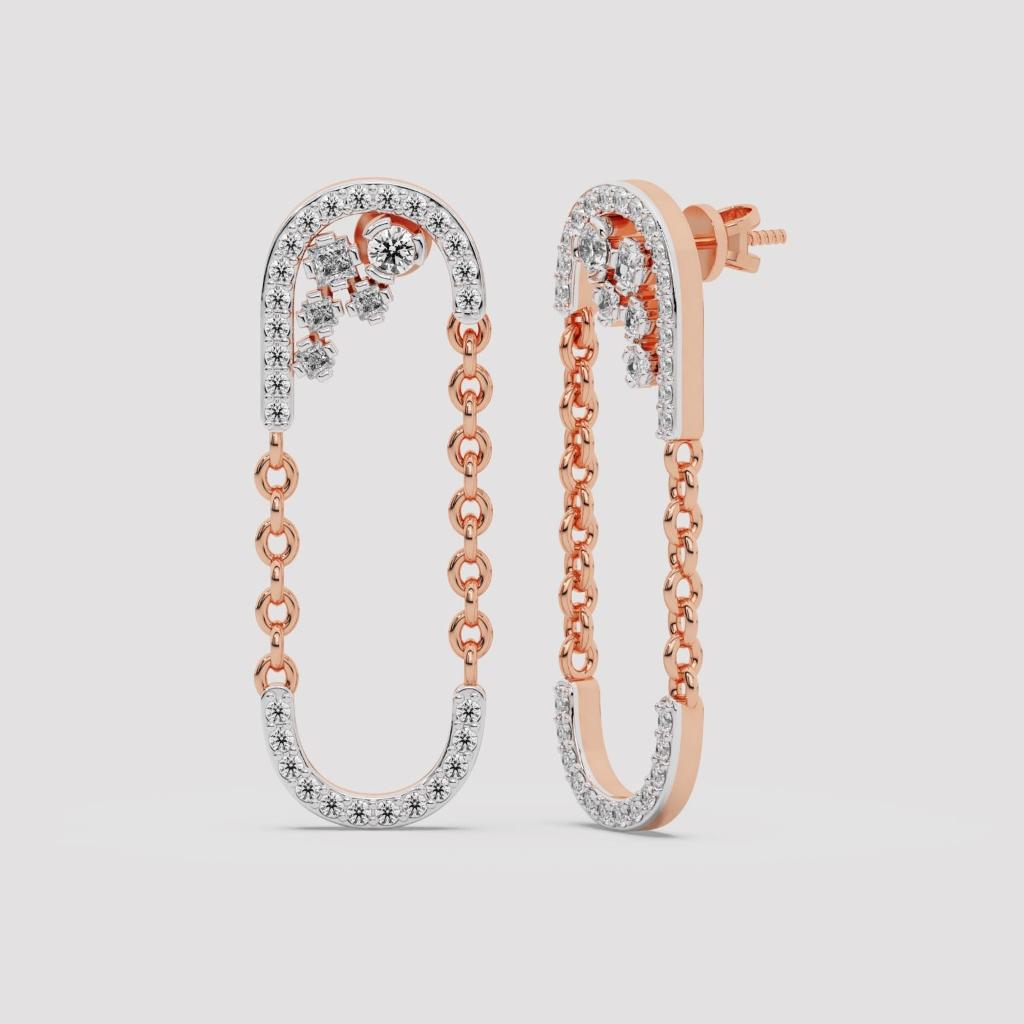 Chain Link Drop Earrings