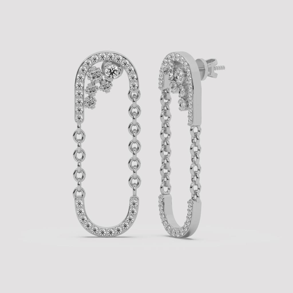 Chain Link Drop Earrings