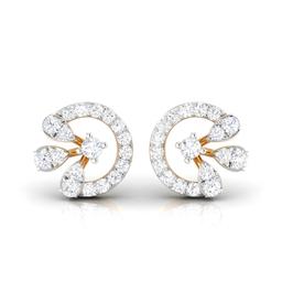 Crescent Sparkle Earrings