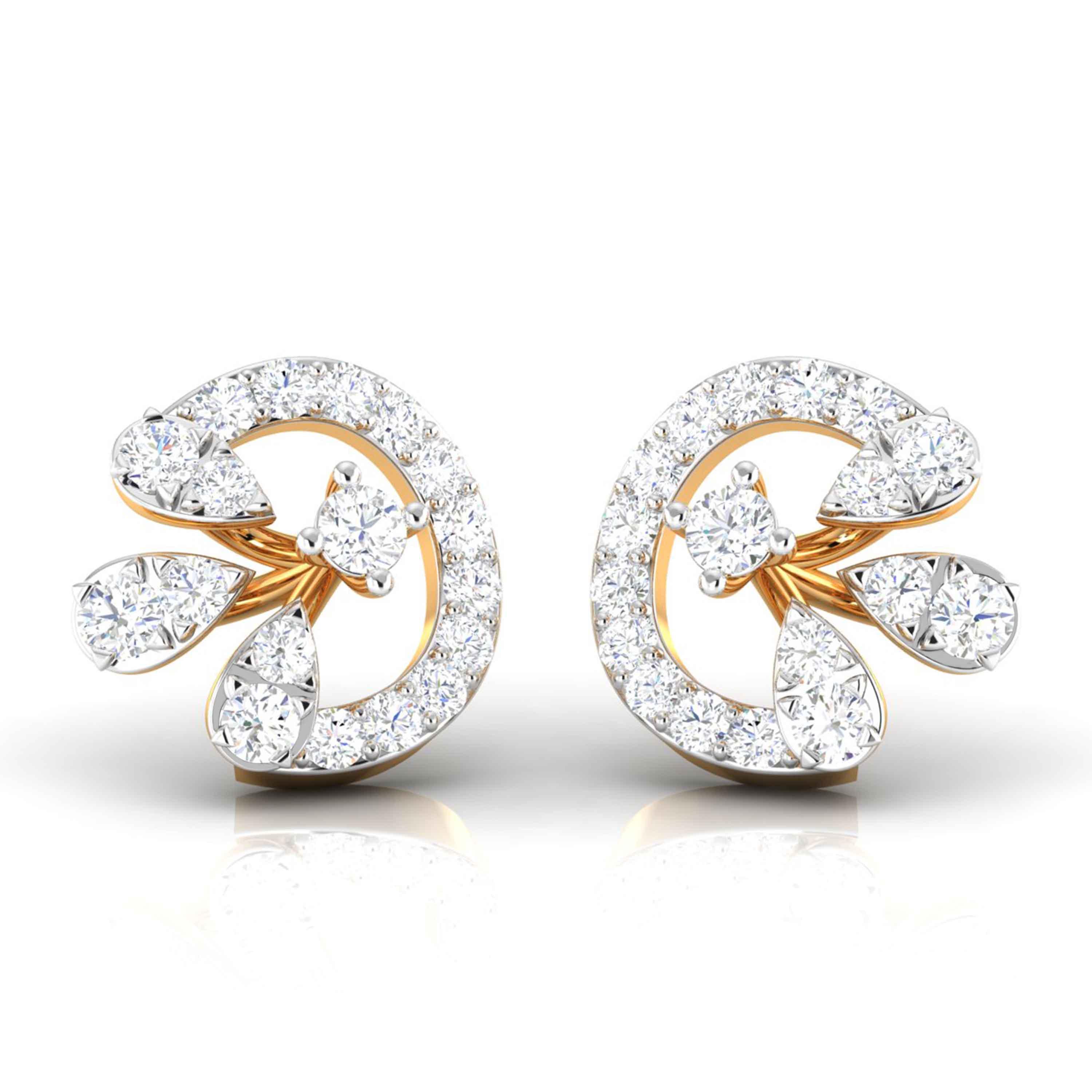 Crescent Sparkle Earrings