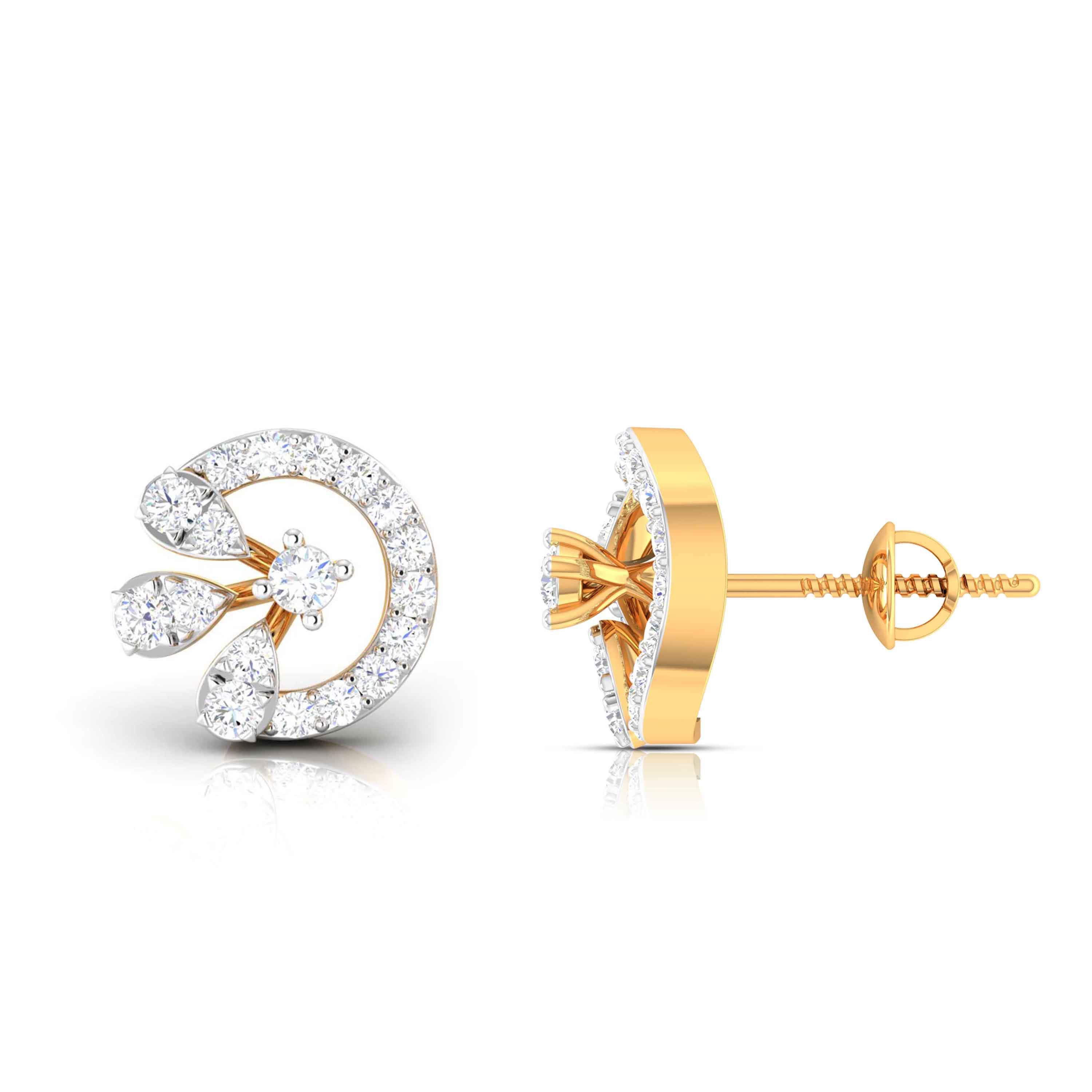 Crescent Sparkle Earrings