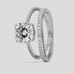 Cushion Elegance Ring