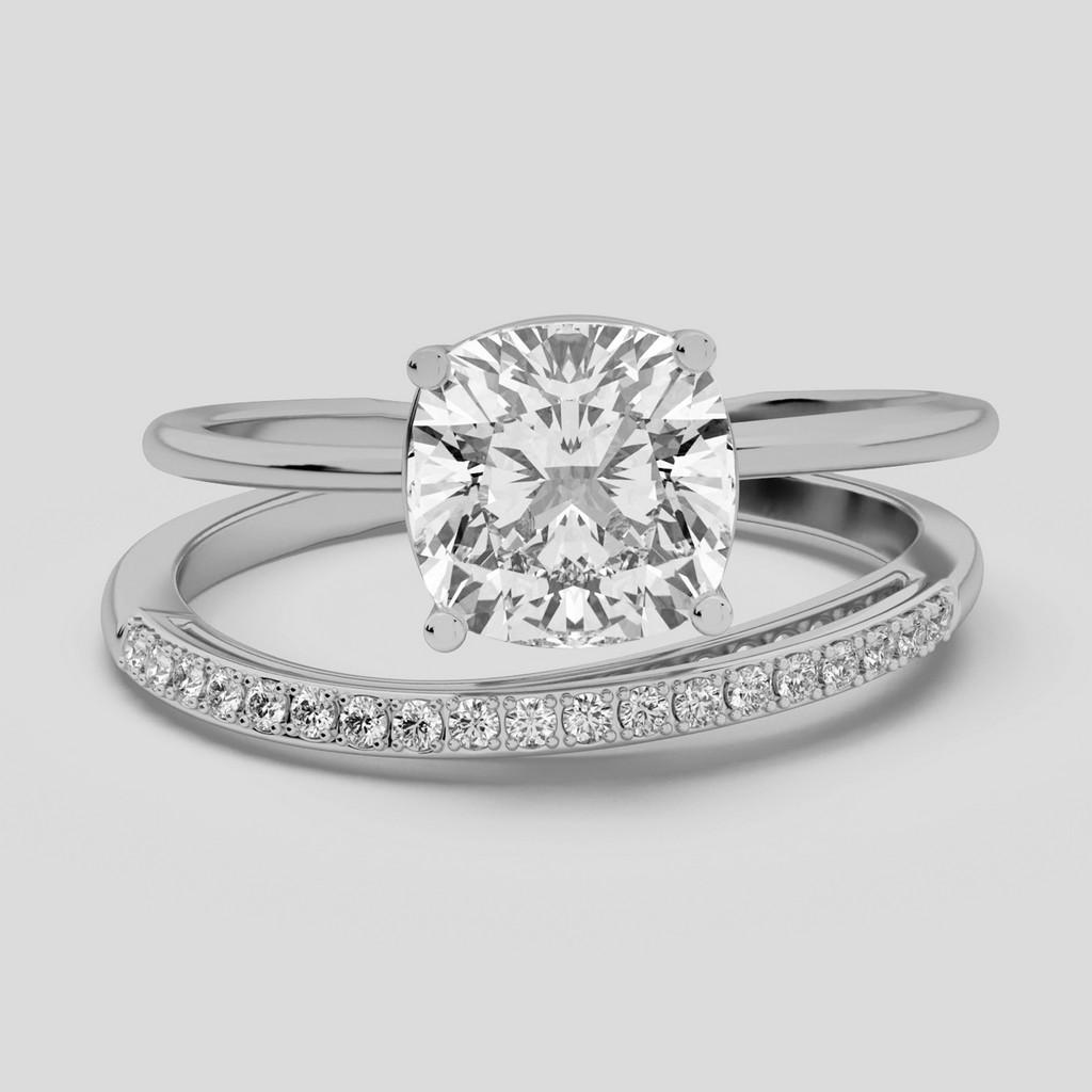 Cushion Elegance Ring