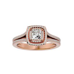 Cushion Halo Splendor Ring