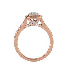 Cushion Halo Splendor Ring