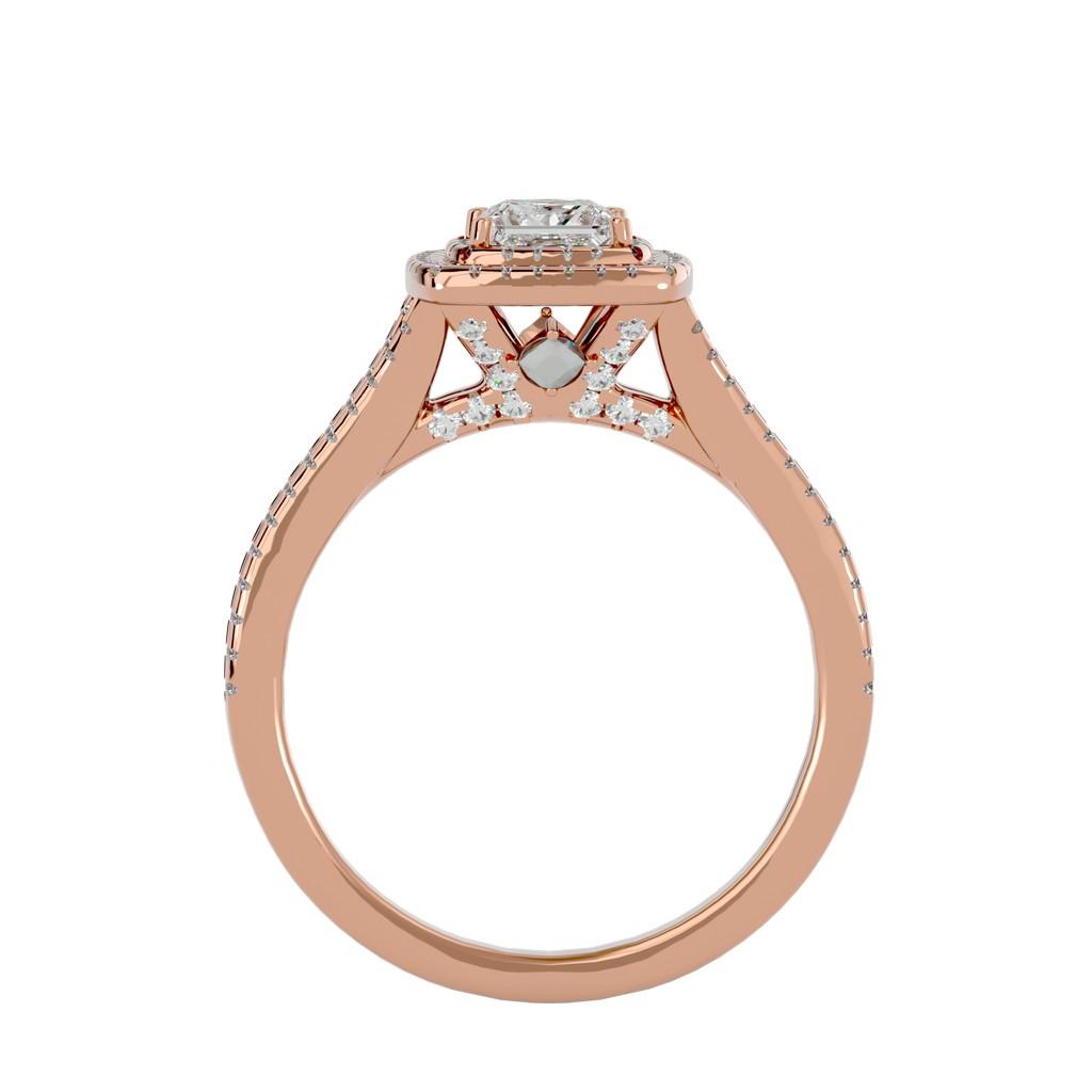 Cushion Halo Splendor Ring