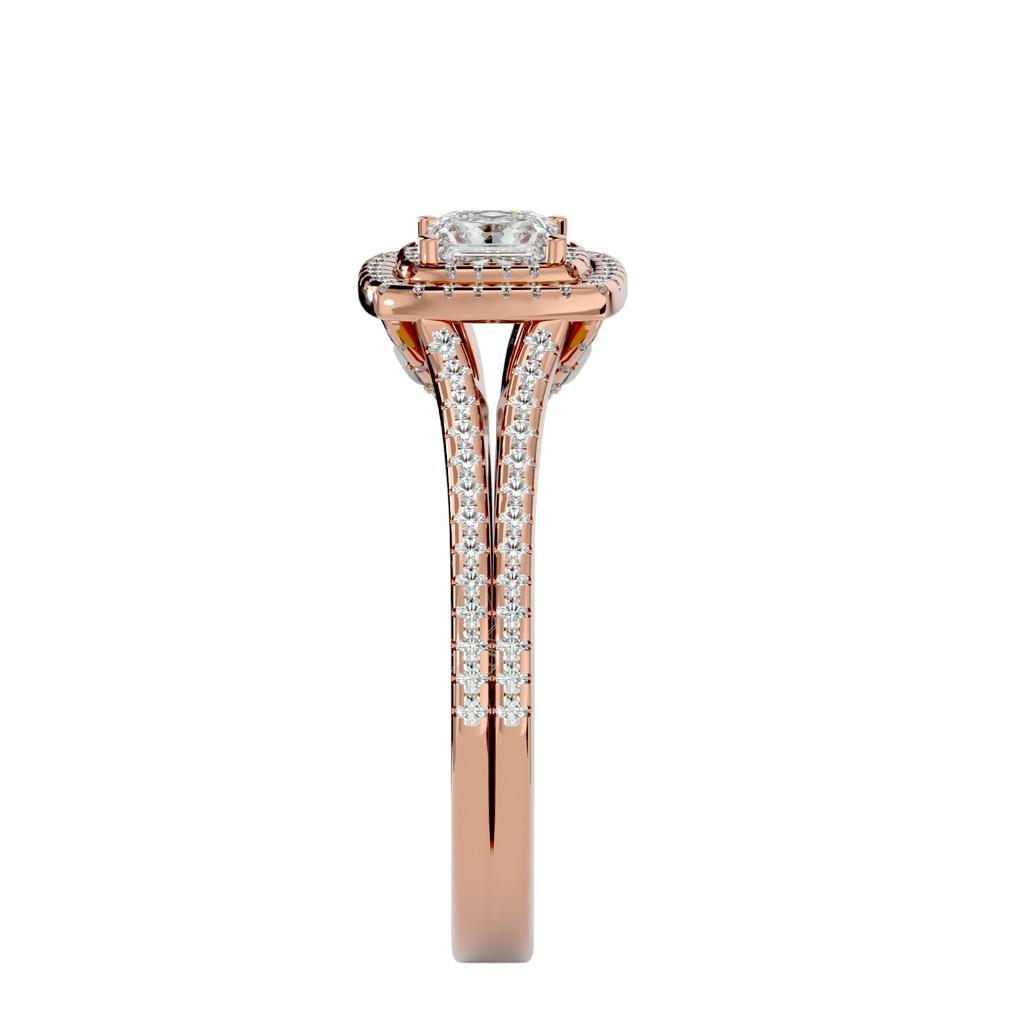 Cushion Halo Splendor Ring